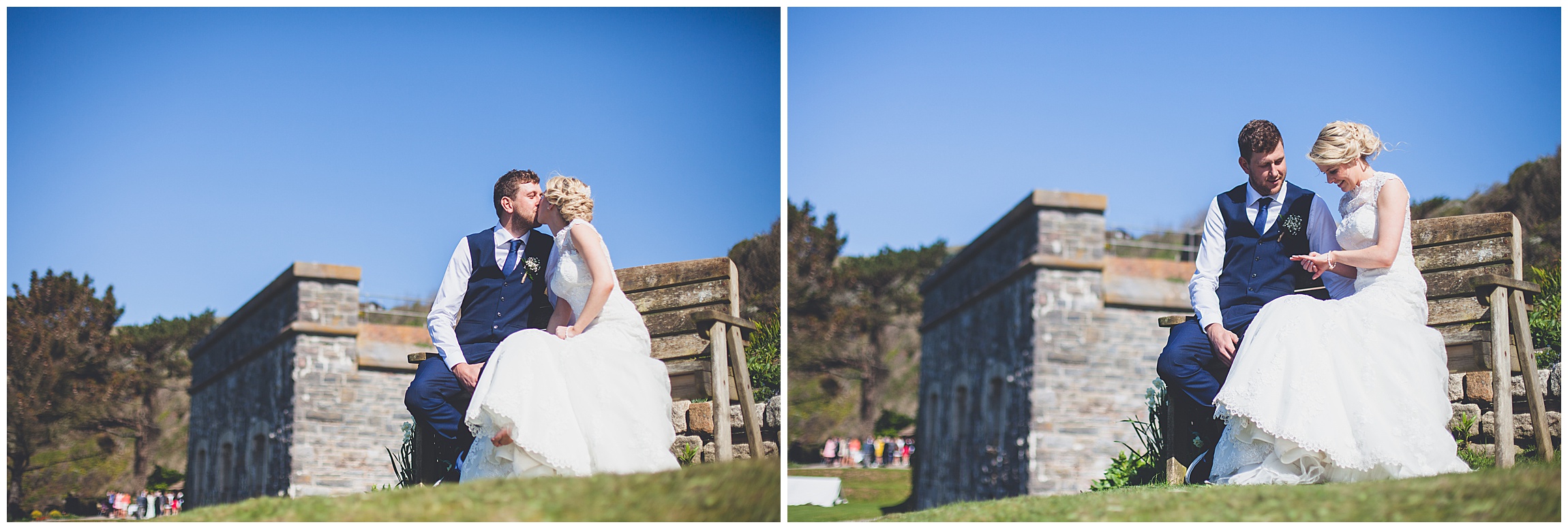 Polhawn Fort wedding venue photos, Cornwall