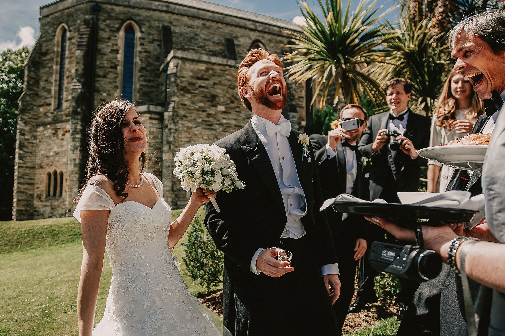 the Alverton Hotel wedding bride and groom